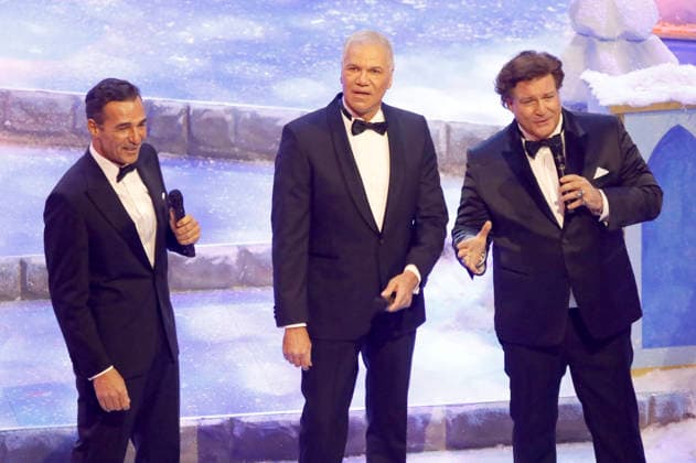Erol Sander, Dave Kaufmann and Francis Fulton Smith from Gentleman Forever in the ARD TV show Das Adventsfest der 100 000 Lichter 2025 at the Congress Center Suhl Suhl, 29 11 2025 Foto:xAgenturxWehnertx xGränzdörferx xFuturexImagex advendsfest_5307