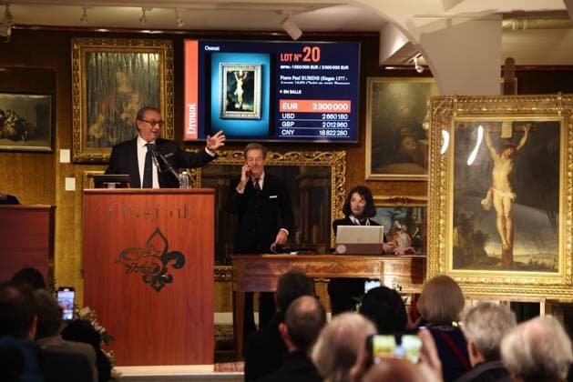 Exceptional auction of a recently rediscovered painting by Rubens PHOTOPQR LE PARISIEN Jean Baptiste Quentin Paris 11 30 2025 OrsenaT House Exceptional auction of a recently rediscovered painting by Rubens The artwork is titled Christ on the Cross Paris - 11 30 2025 OrsenaT House Exceptional auction of a recently rediscovered painting by Rubens The artwork is titled Christ on the Cross Local Caption Rubens sale Paris 75 France  Copyright: xPHOTOPQR LExPARISIEN MAXPPPxJean-BaptistexQuentinx 20251130LPA2348 20251130LPA2348