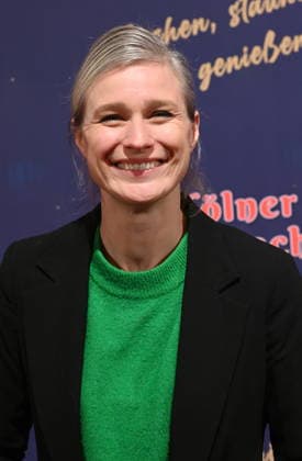 Sportswoman Britta Heidemann attends the premiere of the 10 Cologne Christmas Circus