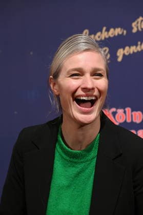 Sportswoman Britta Heidemann attends the premiere of the 10 Cologne Christmas Circus