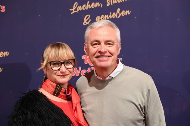 Presenter Andreas von Thien and his wife Alexandra attend the premiere of the 10th Cologne Christmas Circus