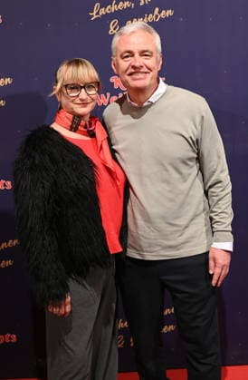 Presenter Andreas von Thien and his wife Alexandra attend the premiere of the 10th Cologne Christmas Circus