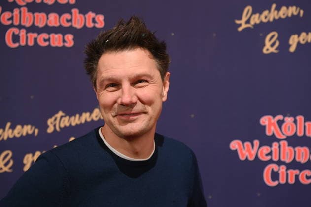 Presenter Andre Gatzke attends the premiere of the 10th Cologne Christmas Circus