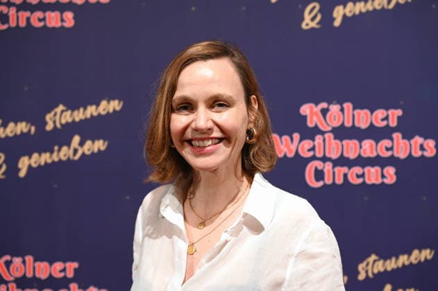 Actress Nadja Becker attends the premiere of the 10th Cologne Christmas Circus