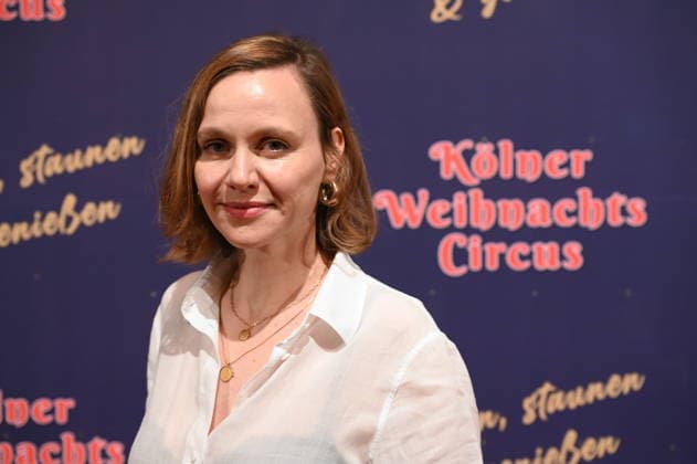 Actress Nadja Becker attends the premiere of the 10th Cologne Christmas Circus
