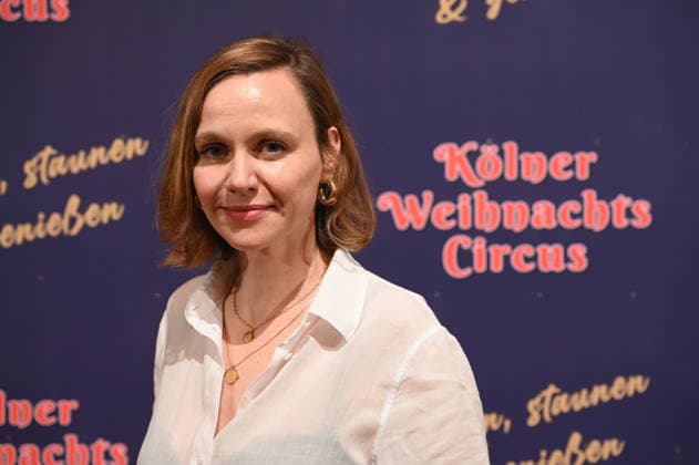 Actress Nadja Becker attends the premiere of the 10th Cologne Christmas Circus