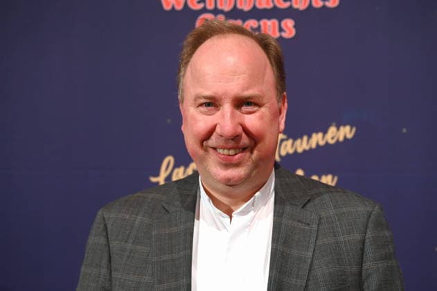 City dean Msgr Robert Kleine, dean of Cologne Cathedral and as such deputy to the cathedral provost, attends the premiere of the 10th Cologne Christmas Circus