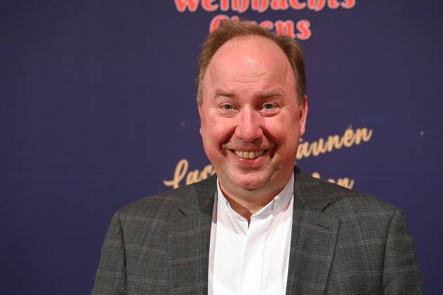 City dean Msgr Robert Kleine, dean of Cologne Cathedral and as such deputy to the cathedral provost, attends the premiere of the 10th Cologne Christmas Circus