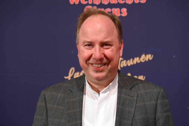 City dean Msgr Robert Kleine, dean of Cologne Cathedral and as such deputy to the cathedral provost, attends the premiere of the 10th Cologne Christmas Circus