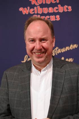 City dean Msgr Robert Kleine, dean of Cologne Cathedral and as such deputy to the cathedral provost, attends the premiere of the 10th Cologne Christmas Circus