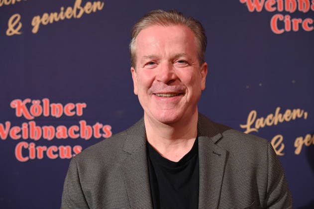 Funeral director and President of the Cologne Carnival Committee Christoph Kuckelkorn attends the premiere of the 10th Cologne Christmas Circus