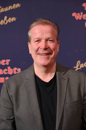 Funeral director and President of the Cologne Carnival Committee Christoph Kuckelkorn attends the premiere of the 10th Cologne Christmas Circus