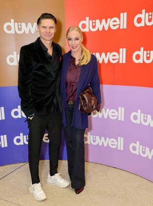 DÜWELL Public Opening Event Former national soccer player and current coach Thomas Brdaric came with his wife Anjte Brdaric Düsseldorf DÜWELL Germany
