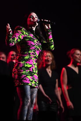Night of the Proms 2025 am 30.11.2025 in der Rudolf Weber-Arena in Oberhausen Vanessa Amorosi Die Night of the Proms ist eine Konzertreihe des Antwerp Philharmonic Orchestra unter der Leitung von Alexandra Arrieche, bei der klassische Musik mit Popmusik zusammentrifft. Nordrhein-Westfalen Deutschland