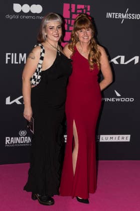 November 30, 2025, London, England, United Kingdom: ELLA MORGAN and SARA HULLS attend the 28th British Independent Film Awards (BIFA) ceremony at the Roundhouse. London United Kingdom - ZUMAs371 20251130_zip_s371_132 Copyright: xWiktorxSzymanowiczx