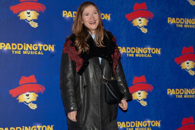 November 30, 2025, London, United Kingdom: Jessica Hynes David Tennant seen arriving on the Blue Carpet during the Paddington The Musical World Premiere opens in the West End, London. London United Kingdom - ZUMAs197 20251130_aaa_s197_556 Copyright: xBonniexBritainx