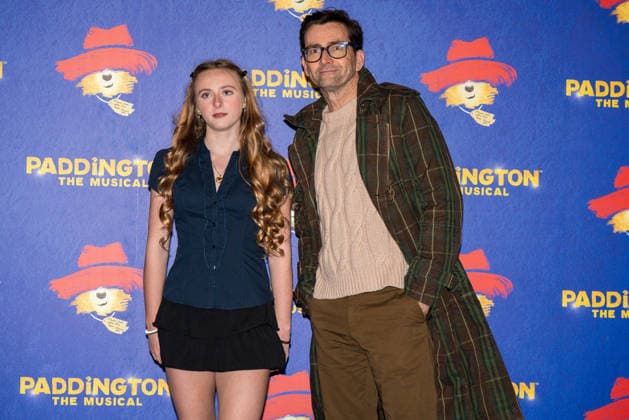 November 30, 2025, London, United Kingdom: Olive Tennant and David Tennant seen arriving on the Blue Carpet during the Paddington The Musical World Premiere opens in the West End, London. London United Kingdom - ZUMAs197 20251130_aaa_s197_569 Copyright: xBonniexBritainx