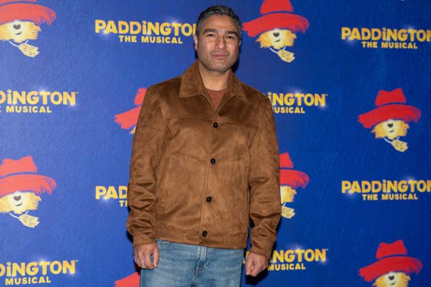 November 30, 2025, London, United Kingdom: Nick Mohammed seen arriving on the Blue Carpet during the Paddington The Musical World Premiere opens in the West End, London. London United Kingdom - ZUMAs197 20251130_aaa_s197_576 Copyright: xBonniexBritainx