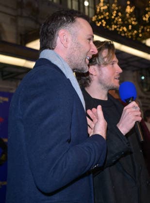 Paddington: The Musical West End Opening Night - Arrivals Dougie Poynter and Harry Judd attends the Paddington: The Musical West End Opening Night at The Savoy Theatre on November 30, 2025 in London, England., Credit:Jules Annan Avalon  Copyright: xJulesxAnnanx xAvalonx 1055703372