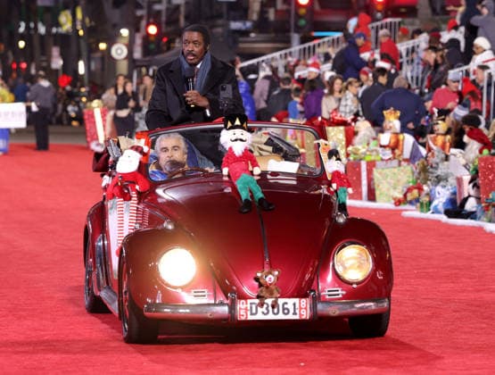 Jim Hill cruises down Hollywood Blvd. during The 93rd Annual Hollywood Christmas Parade With Grand Marshal Luke Wilson In Support of Marine Toys for Tots in Los Angeles on Sunday, November 30, 2025.  LAP20251130810 GERGxGRUDT