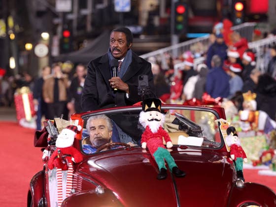 Jim Hill cruises down Hollywood Blvd. during The 93rd Annual Hollywood Christmas Parade With Grand Marshal Luke Wilson In Support of Marine Toys for Tots in Los Angeles on Sunday, November 30, 2025.  LAP20251130811 GERGxGRUDT