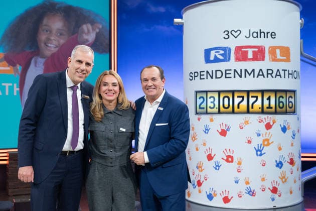 30 RTL Spendenmarathon Wir helfen Kindern , television, 20 21 11 2025 in Huerth, Germany,