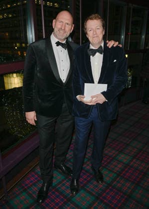 Boisdale Cigar Awards 2025, Boisdale of Canary Wharf, London 01-12-2025 Lawrence Dallaglio and Tom Parker Bowles seen at the Boisdale Cigar Awards 2025, Boisdale of Canary Wharf, London 01-12-2025, Credit:Jules Annan Avalon  Copyright: xJulesxAnnanx xAvalonx 1055878359