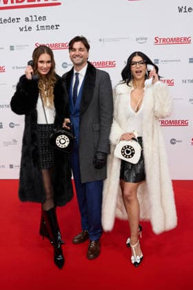 Franziska Scheffter, Felix Steiner and Micaela Schaefer Cinema premiere of Stromberg Wieder Alles Wie Immer at the Zoo Palast in Berlin on 01 12 2025 Premiere Stromberg Wieder Alles Wie Immer