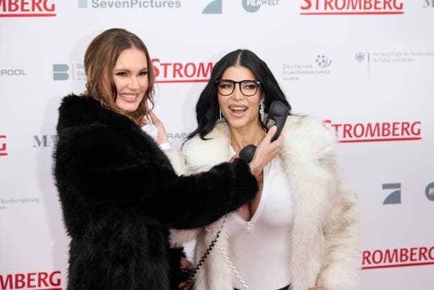 Franziska Scheffter and Micaela Schaefer Cinema premiere of Stromberg Wieder Alles Wie Immer at the Zoo Palast in Berlin on 01 12 2025 Premiere Stromberg Wieder Alles Wie Immer