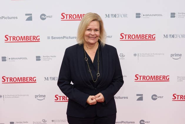 Nancy Faeser Cinema premiere of Stromberg Wieder Alles Wie Immer at the Zoo Palast in Berlin on 01 12 2025 Premiere Stromberg Wieder Alles Wie Immer
