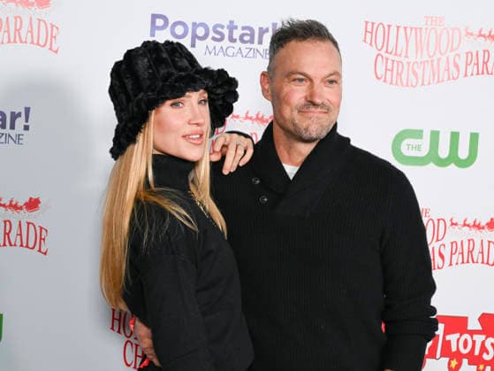 November 30, 2025, Hollywood, California, USA: DWTS Australian ballroom dancer SHARNA BURGESS and American actor, producer, and former rapper BRIAN AUSTIN GREEN attend the 93rd Annual Hollywood Christmas Parade: Hollywood RED CARPET. Hollywood USA - ZUMAb173 20251130_aap_b173_261 Copyright: xBillyxBennightx