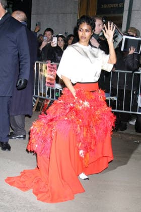 NEW YORK, NY - DECEMBER 1: Teyana Taylor at the 35th Gotham Film Awards at Cipriani Wall Street on December 01, 2025 in New York City. Copyright: xRWx