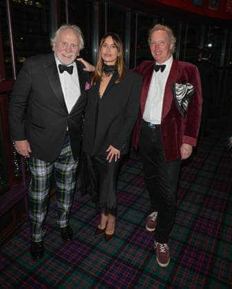 Boisdale Cigar Awards 2025, Boisdale of Canary Wharf, London 01-12-2025 James Cosmo, Ferne McCann and Ranald Macdonald attend Boisdale Xerjoff Cigar Smoker of the year 2025 Dinner & Awards in Partnership with Santa Rita at Boisdale of Canary Wharf on December 01, 2025 in London, England, Credit:Jules Annan Avalon  Copyright: xJulesxAnnanx xAvalonx 1055921504