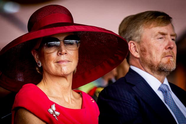 01-12-2025 Enslaved King Willem-Alexander and Queen Maxima visited the Court of Justice on the 1st day of the 3 day statevisit to Suriname. Surinamese President Jennifer Geerlings-Simons and her husband Glenn Geerlings Â  Copyright: xPPEx