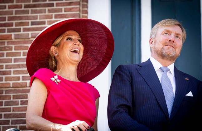 01-12-2025 Enslaved King Willem-Alexander and Queen Maxima visited the Court of Justice on the 1st day of the 3 day statevisit to Suriname. Surinamese President Jennifer Geerlings-Simons and her husband Glenn Geerlings Â  Copyright: xPPEx