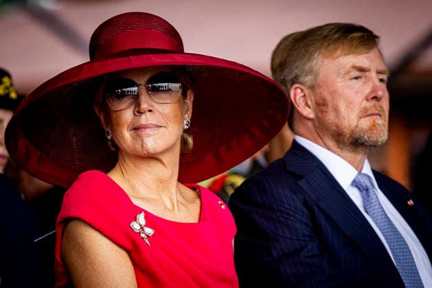 01-12-2025 Enslaved King Willem-Alexander and Queen Maxima visited the Court of Justice on the 1st day of the 3 day statevisit to Suriname. Surinamese President Jennifer Geerlings-Simons and her husband Glenn Geerlings Â  Copyright: xPPEx