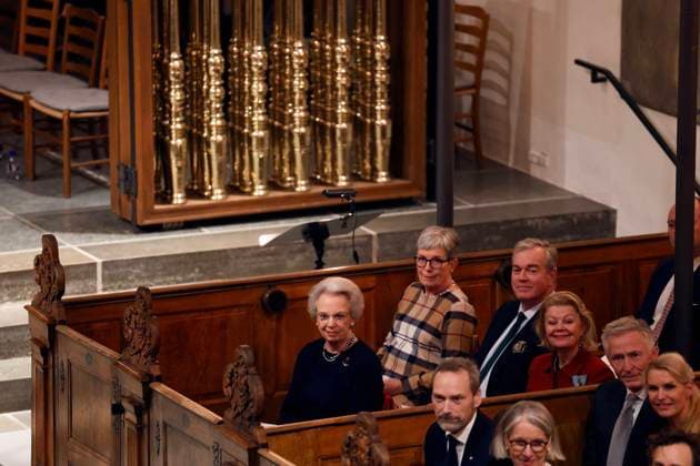 01-12-2025 Denmark Princess Benedikte attended the annual Christmas concert at Holmen™s Church, organized by the opera singer Jens Christian Wandt. Â  Copyright: xPPEx