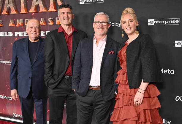 ˜Avatar Fire and Ash™ World Premiere Joe Letteri, Eric Saindon, Daniel Barrett and Nicky Muir arriving to the world premiere of Avatar Fire and Ash at the Dolby Theatre on December 1, 2025 in Hollywood, Ca. Hollywood Dolby Theatre California USA Copyright: xLISAxOConnor xAFF-USA.COMx