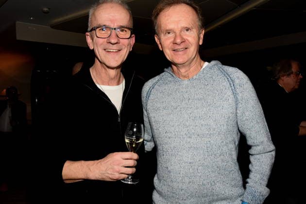 Reinhold Hoffmann composer musician Willy Astor cabaret artist Munich 01 12 2025 Hotel Vierjahreszeiten Kempinski book presentation by Fritz Egner presenter Mein Leben Zwischen Rhythm und Blues in Muenchen photo Munich