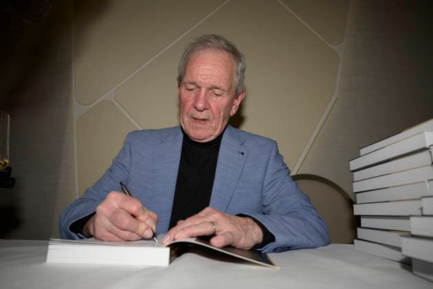 Fritz Egner presents his book Mein Leben zwischen Rhythm Blues at the Hotel Vier Jahreszeiten Kempinski, Munich on 1 12 2025