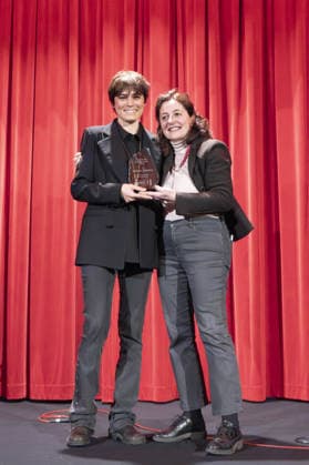 MILAN - Beltrade Cinema, Amnesty International Italy s 2025 Arts and Human Rights Award ceremony will be held in honor of actress Valeria Solarino for her commitment to numerous human rights issues. She is pictured with Alba Bonetti, President of Amnesty International Italy.  Copyright: xGiuliaxSciaccax xipa-agency.netx xGiuliaxSciaccax IPA_Agency_IPA68634975
