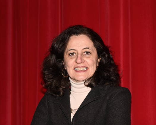 Milan, Italy Valeria Solarino receives the Art and Human Rights Award from AMNESTY INTERNATIONAL ITALY in the presence of high school students and presents her documentary Solidarity is not a crime: the case of Sean Binder. In the photo: Alba Bonetti, president of the Italian section of Amnesty International.  Copyright: xNickxZonnax xipa-agency.netx xNickxZonnax IPA_Agency_IPA68642153