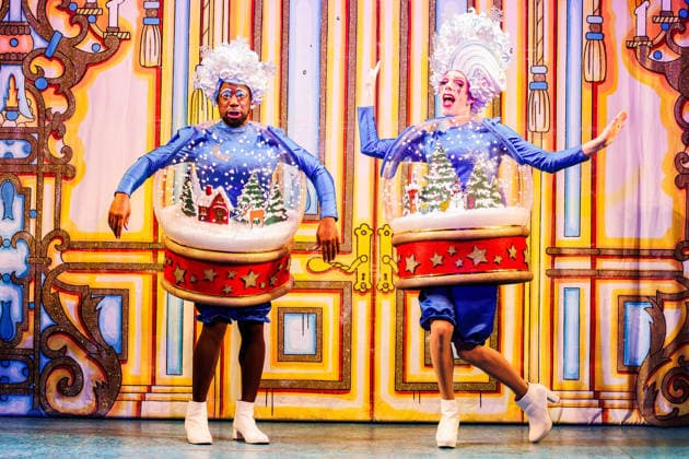 Kat B and George Heyworth as the Ugly Sisters Flatula and Nausea in the Cinderella Panto at the Hackney Empire in London on 2 December 2025 Kat B and George Heyworth as the Ugly Sisters Flatula and Nausea in the Cinderella Panto at the Hackney Empire in London on 2 December 2025, Credit:Manuela Langotsch Avalon United Kingdom, London, Hackney Empire  Copyright: xManuelaxLangotschx xAvalonx 1056049296