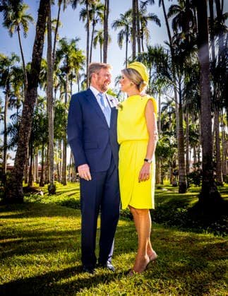 02-12-2025 Paramaribo King Willem-Alexander and Queen Maxima visited the palm garden on the 2nd day of the 3 day statevisit to Suriname. Â  Copyright: xPPEx