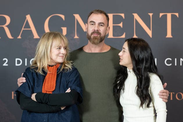 December 2, 2025, Madrid, Spain: Actress Emma Suarez (L), director Horacio Alcala (C) and actress Asia Ortega (R) attend the Fragmentos photocall at Cines Renoir Princesa. Madrid Spain - ZUMAs197 20251202_aaa_s197_051 Copyright: xAtilanoxGarciax