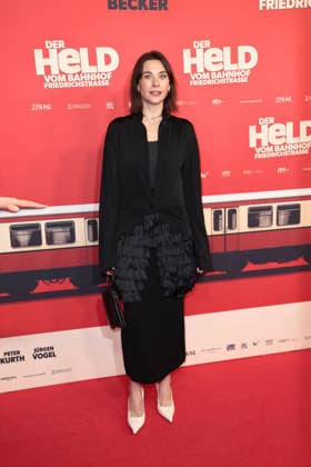 Christiane Paul at the öDer Held vom Bahnhof Friedrichstrasse cinema premiere on 2 12 2025 at the Delphi Filmpalast in Berlin Der Held vom Bahnhof Friedrichstrasse film premiere in Berlin