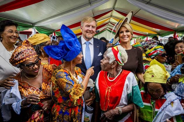 Paramaribo, The Netherlands, 2025-12-02 13:43:19 PARAMARIBO, December 2, 2025, Latour Community Work Foundation. King Willem-Alexander and Queen Maxima are paying a state visit to the Republic of Suriname at the invitation of President Jennifer Geerlings-Simons. The Royal Couple will visit the community center of the Latour Community Work Foundation (Stibula) in the densely populated Latour neighborhood. PHOTO: NLBeeld POOL Patrick van Katwijk Credit: NL Beeld Patrick van Emst  Copyright: xx x