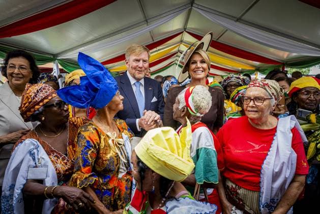 Paramaribo, The Netherlands, 2025-12-02 13:43:24 PARAMARIBO, December 2, 2025, Latour Community Work Foundation. King Willem-Alexander and Queen Maxima are paying a state visit to the Republic of Suriname at the invitation of President Jennifer Geerlings-Simons. The Royal Couple will visit the community center of the Latour Community Work Foundation (Stibula) in the densely populated Latour neighborhood. PHOTO: NLBeeld POOL Patrick van Katwijk Credit: NL Beeld Patrick van Emst  Copyright: xx x