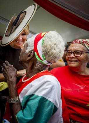Paramaribo, The Netherlands, 2025-12-02 13:43:51 PARAMARIBO, December 2, 2025, Latour Community Work Foundation. King Willem-Alexander and Queen Maxima are paying a state visit to the Republic of Suriname at the invitation of President Jennifer Geerlings-Simons. The Royal Couple will visit the community center of the Latour Community Work Foundation (Stibula) in the densely populated Latour neighborhood. PHOTO: NLBeeld POOL Patrick van Katwijk Credit: NL Beeld Patrick van Emst  Copyright: xx x