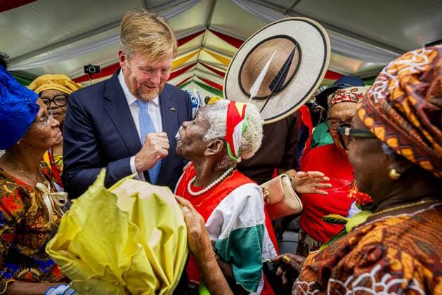Paramaribo, The Netherlands, 2025-12-02 13:44:31 PARAMARIBO, December 2, 2025, Latour Community Work Foundation. King Willem-Alexander and Queen Maxima are paying a state visit to the Republic of Suriname at the invitation of President Jennifer Geerlings-Simons. The Royal Couple will visit the community center of the Latour Community Work Foundation (Stibula) in the densely populated Latour neighborhood. PHOTO: NLBeeld POOL Patrick van Katwijk Credit: NL Beeld Patrick van Emst  Copyright: xx x